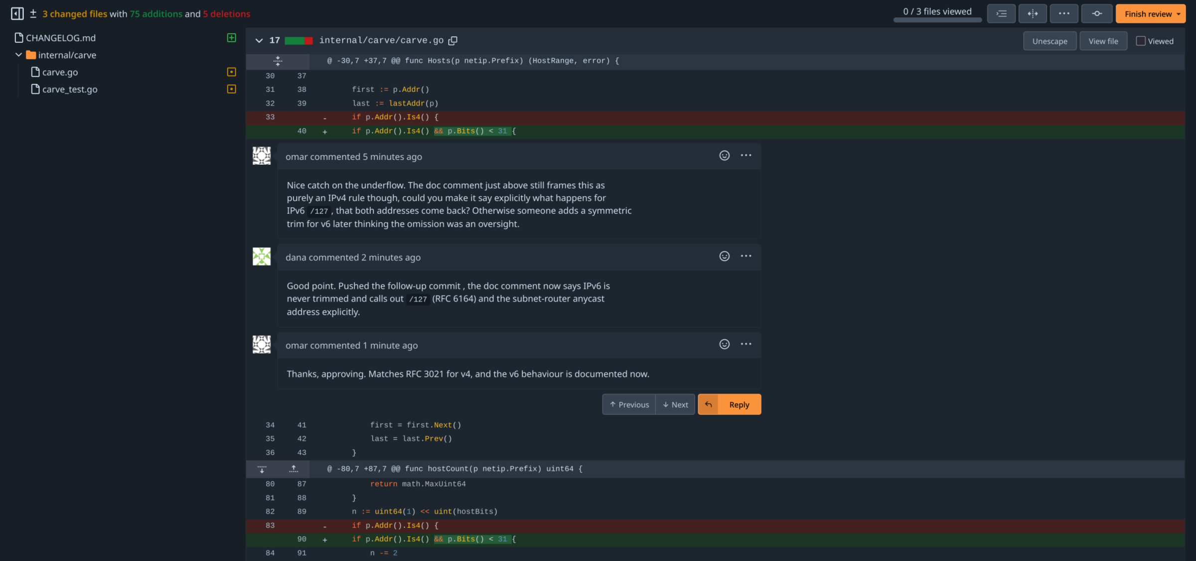 Pull request